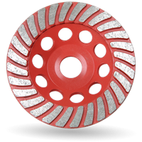 Slipskål 125mm RELLOXX CST-Turbo Röd 2-layer G:60-80 Hål:22.23